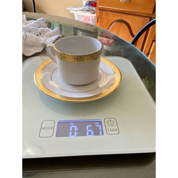 Gold Buffet Espresso Cup and Saucer - Picture 7 of 7